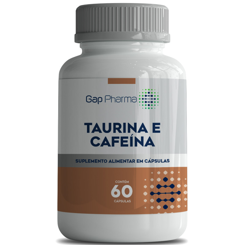 Taurina 1000mg Cafeína 200mg - 60 cápsulas